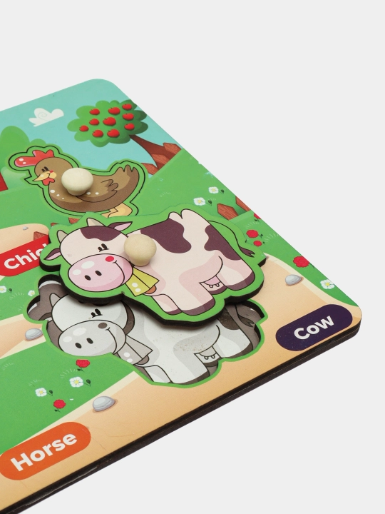 Развивающая игрушка в стиле Монтессори, вкладиш сортер