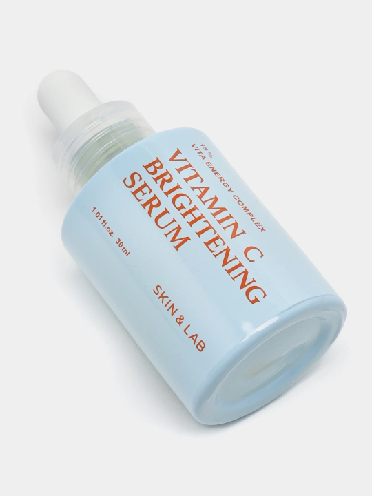 Yorituvchi zardob, S vitamini va peptidlar bilan Skin&Lab, Vitamin C Brightening Serum