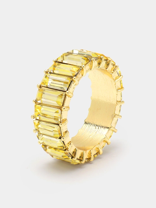 Женское кольцо дорожка, гипоаллергенное, с вставкой из циркона
