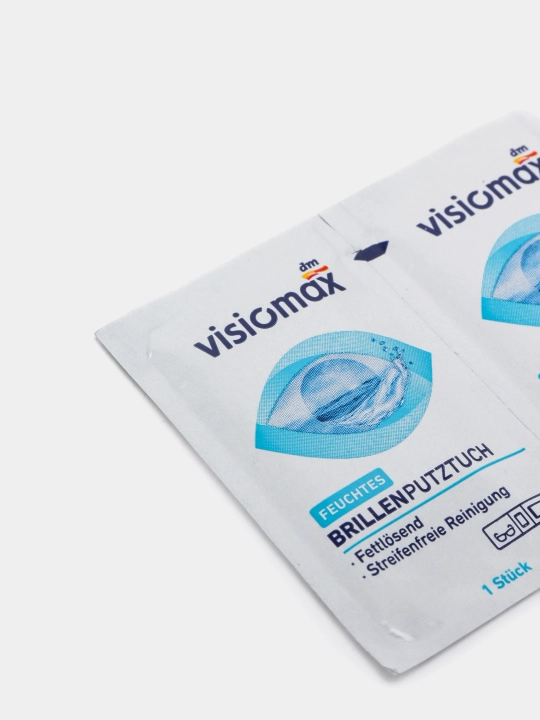 Germaniyaning "DM Visio Max" firmasidan terlashdan himoyalovchi ko‘zoynak salfetkalari