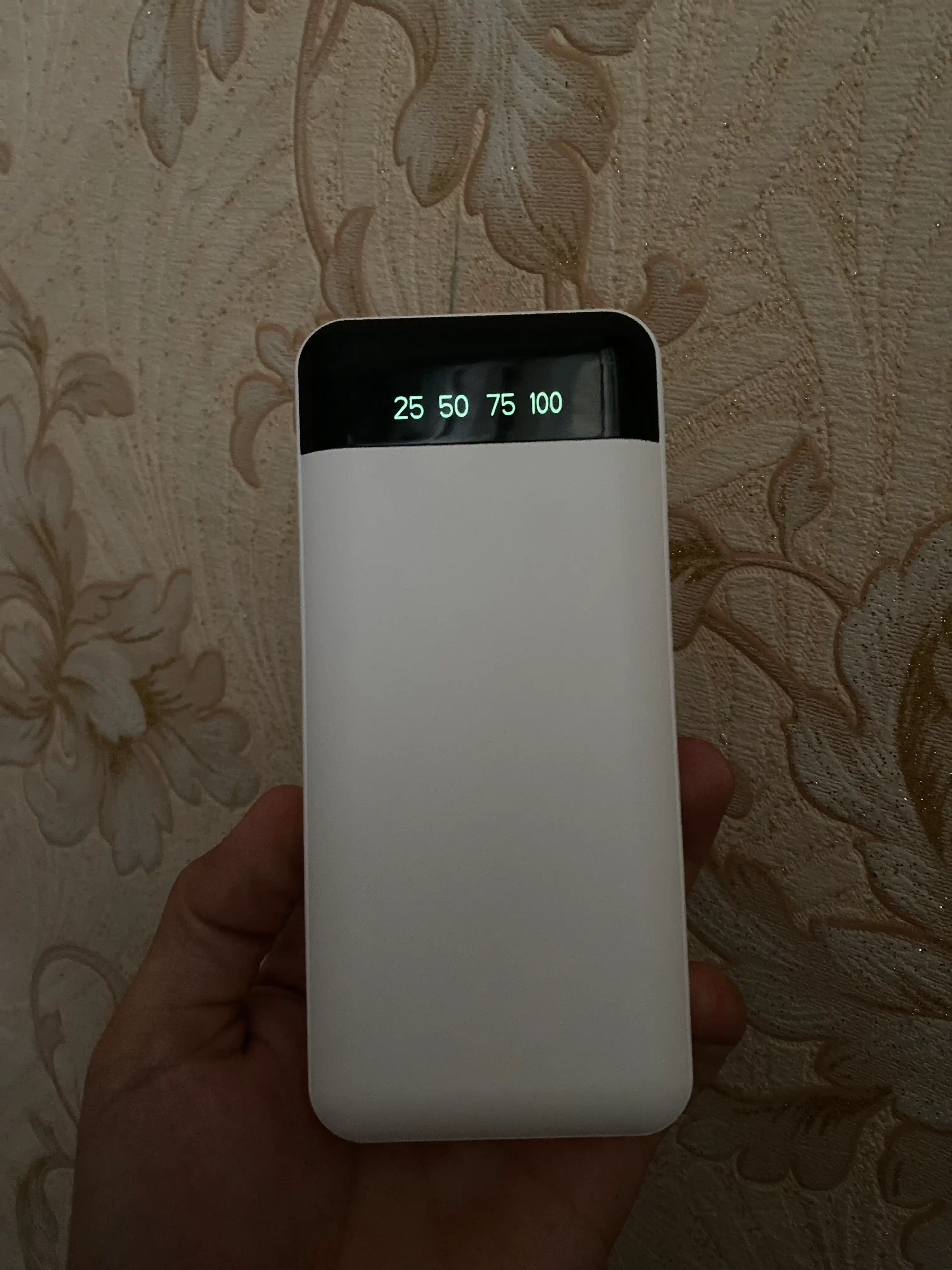 Tashqi akkumulyator Power bank 20000 mA/soat, 10000 mA/soat, tez zaryadlash kabel bilan