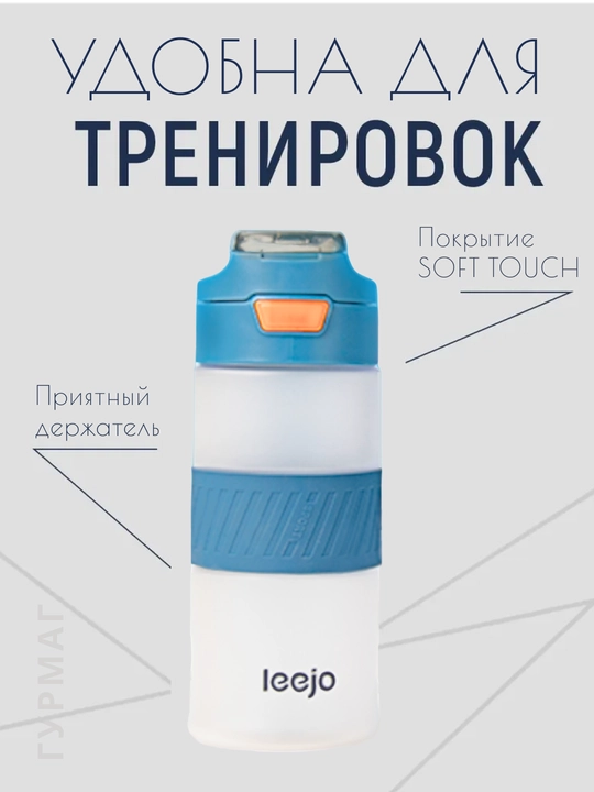Бутылка для воды спортивная для напитков и фитнеса