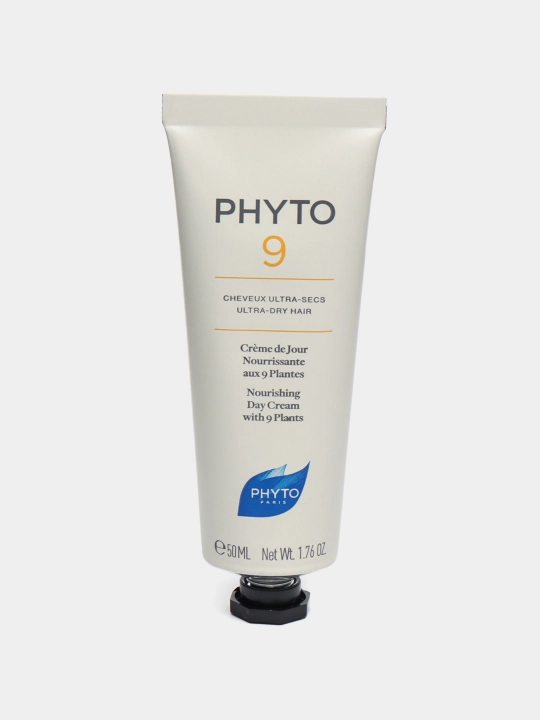 Suvsizlangan sochlar uchun oziqlantiruvchi krem ​​Phyto 9, 50ml - 