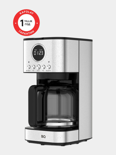 Tomchilatib qahva qaynatgich BQ CM1007, elektron boshqaruv bilan, 1.5 litr, 900 Vt