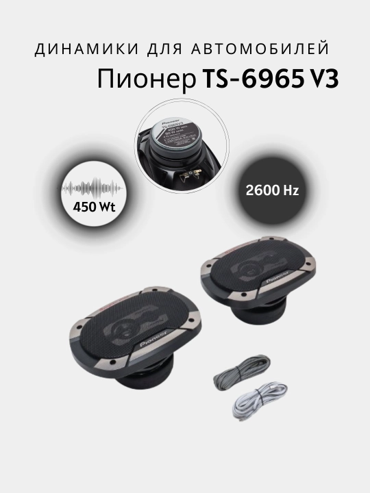 Kolonkalar Pioneer TS-6965 V3, kafolat 40 kun