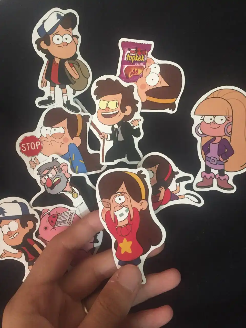 Наклейки "Гравити Фолз" Gravity Falls, 10 случайных стикеров