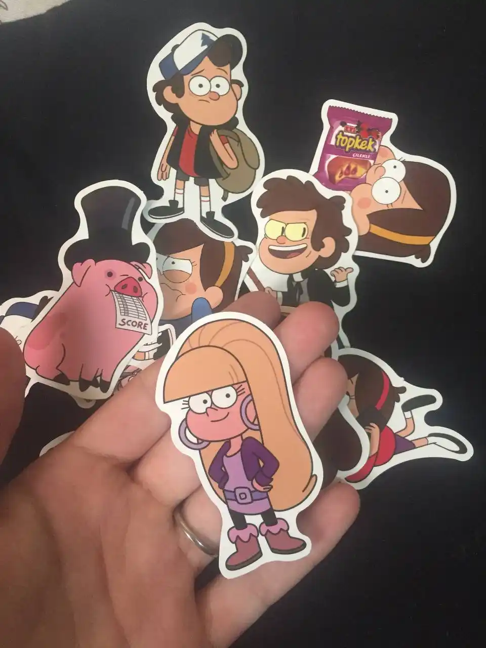 Наклейки "Гравити Фолз" Gravity Falls, 10 случайных стикеров