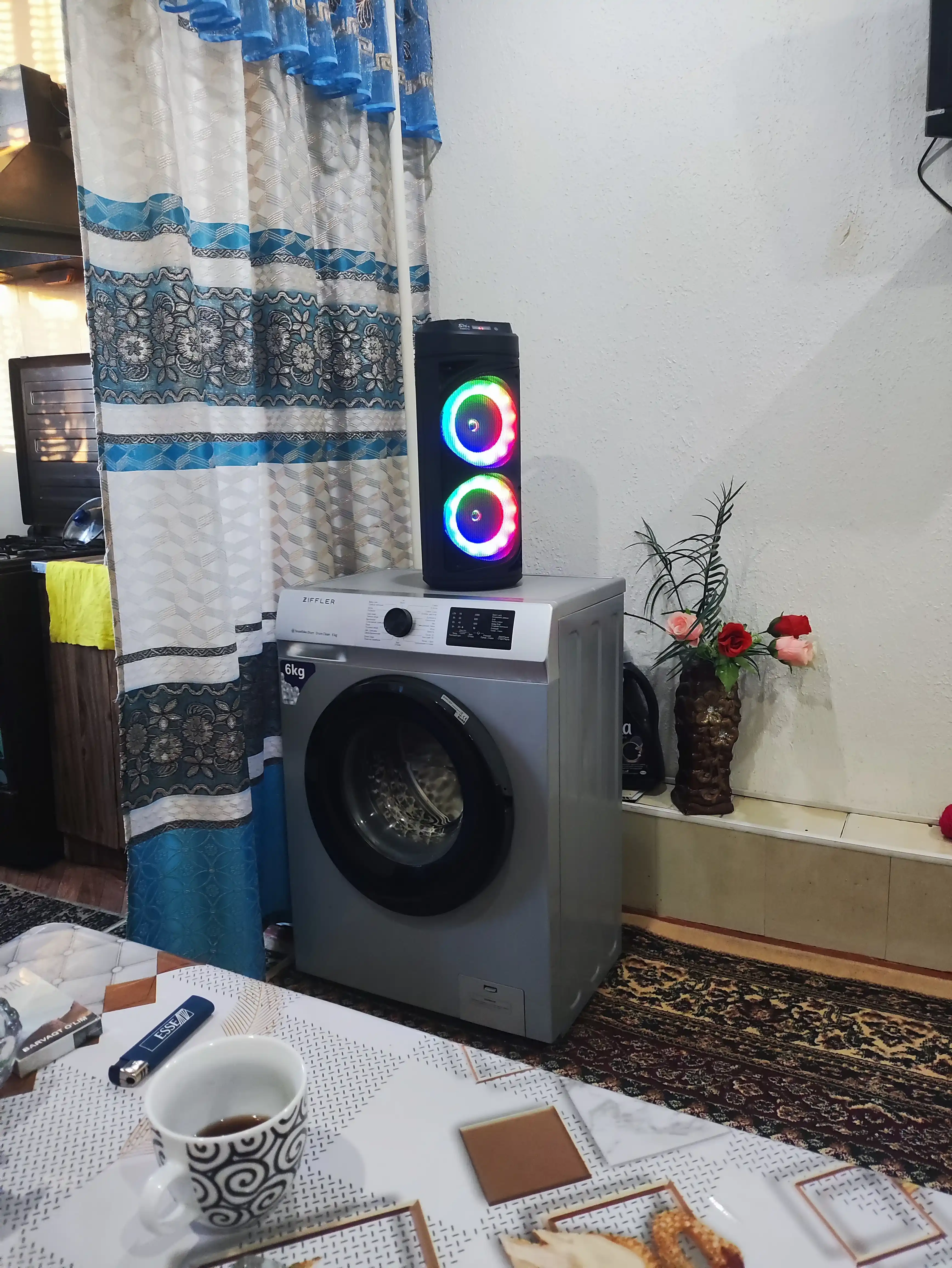 Караоке колонка Bluetooth ZQS6212, с микрофоном, 51 см