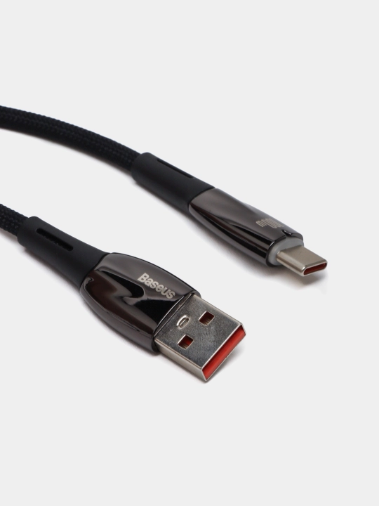 Кабель Baseus Glimmer Series Fast Charging Data Cable 100 W USB to Type-C