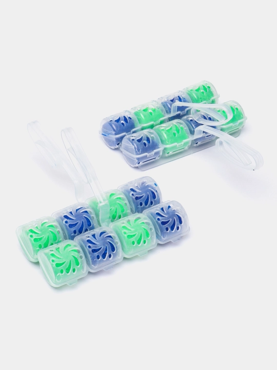 WELLNAX БЛОК ОБОДКА ДЛЯ ТУАЛЕТА 4 Multi ( Сосна ) 4x50g