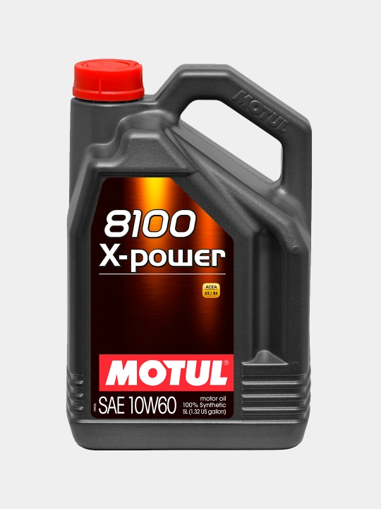 Моторное масло Motul 8100 X-Power 10w60, 5 л - 