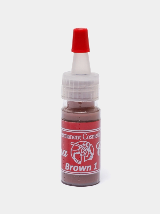 Permanent qosh bo'yanish pigmenti Perma Color. "Brown 1" - 