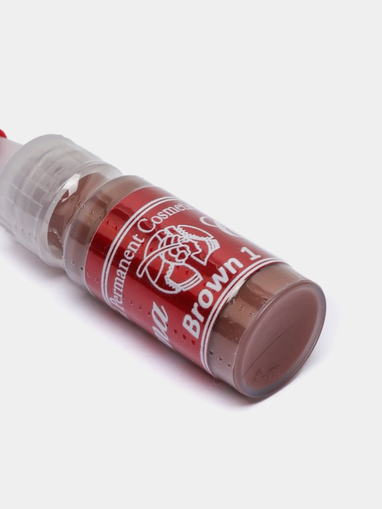 Пигмент для перманентного макияжа бровей Perma Color модель "Brown 1"