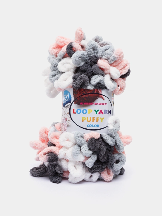 Пряжа Loop Yarn, с большими петельками, 100 г, +, - 9 м