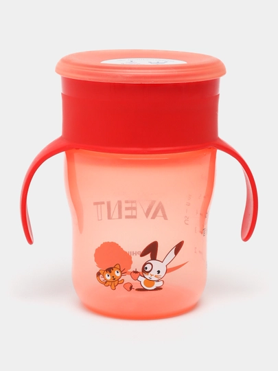Поильник непроливайка PHILIPS AVENT 260 мл, с 12 м + — BORN-BUT-ОРАНЖ