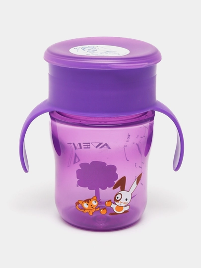 Поильник непроливайка PHILIPS AVENT 260 мл, с 12 м + — BORN-BUT-ПУРПУР