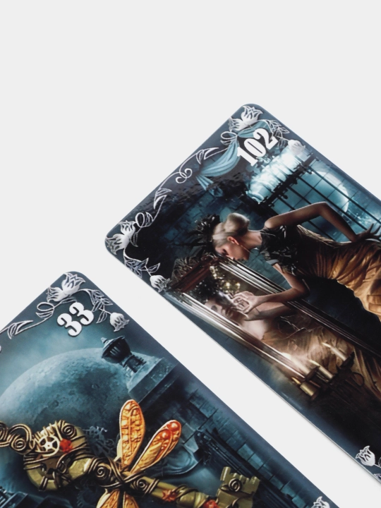 Taro Oracle Full Moon 120 ta karta, laminatlangan, ta'lim folbinlik klassik kartalari