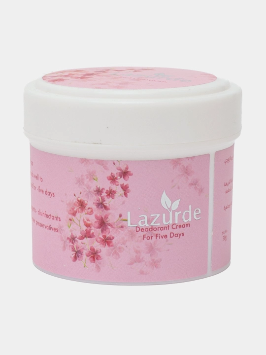 Lazurde antiperspirant dezodorant kremi, ter hidi uchun, 50 gr