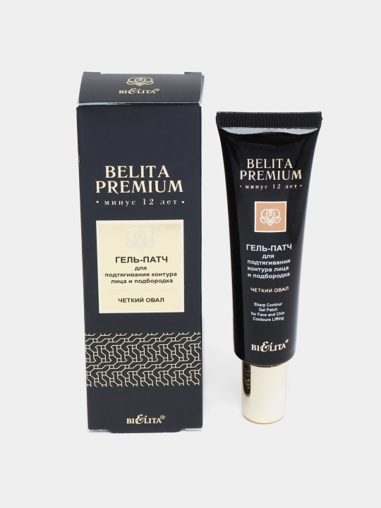 Belita Premium gel patch "Aniq oval", yuz va iyak konturini taranglash uchun, 30 ml