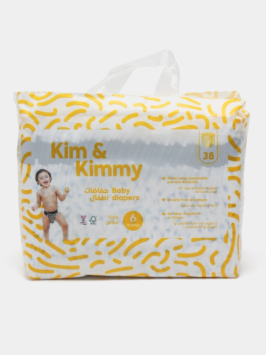 Tagliklar Kim&Kimmy, 15-20 kg gacha 6 o'lchami, 38 dona