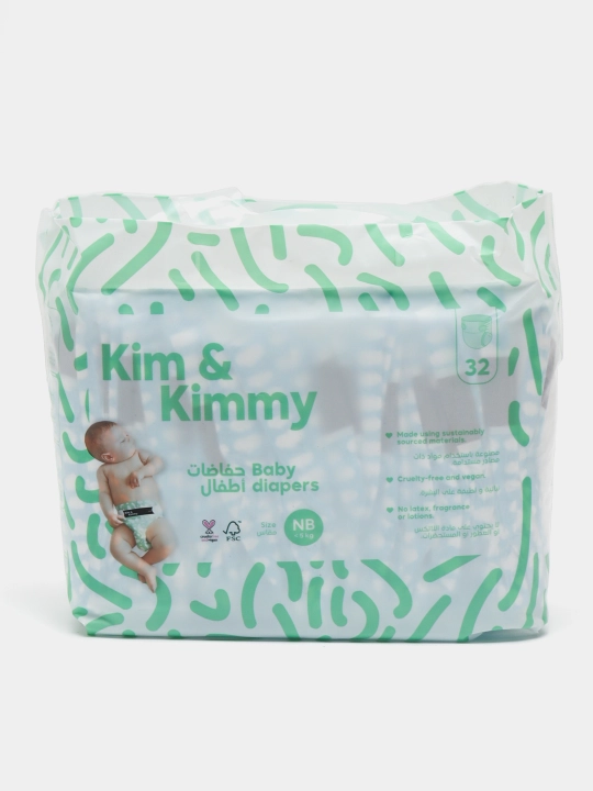 Tagliklar Kim&Kimmy, 5 kg gacha NB o'lchami, 32 dona