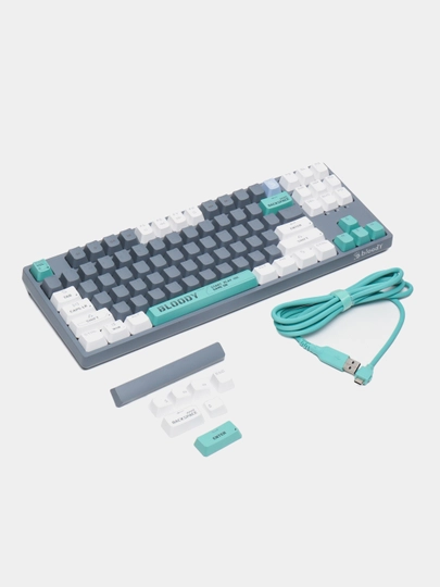 Механическая игровая клавиатура Bloody S87 ASH — GIGANA-BLS87AS