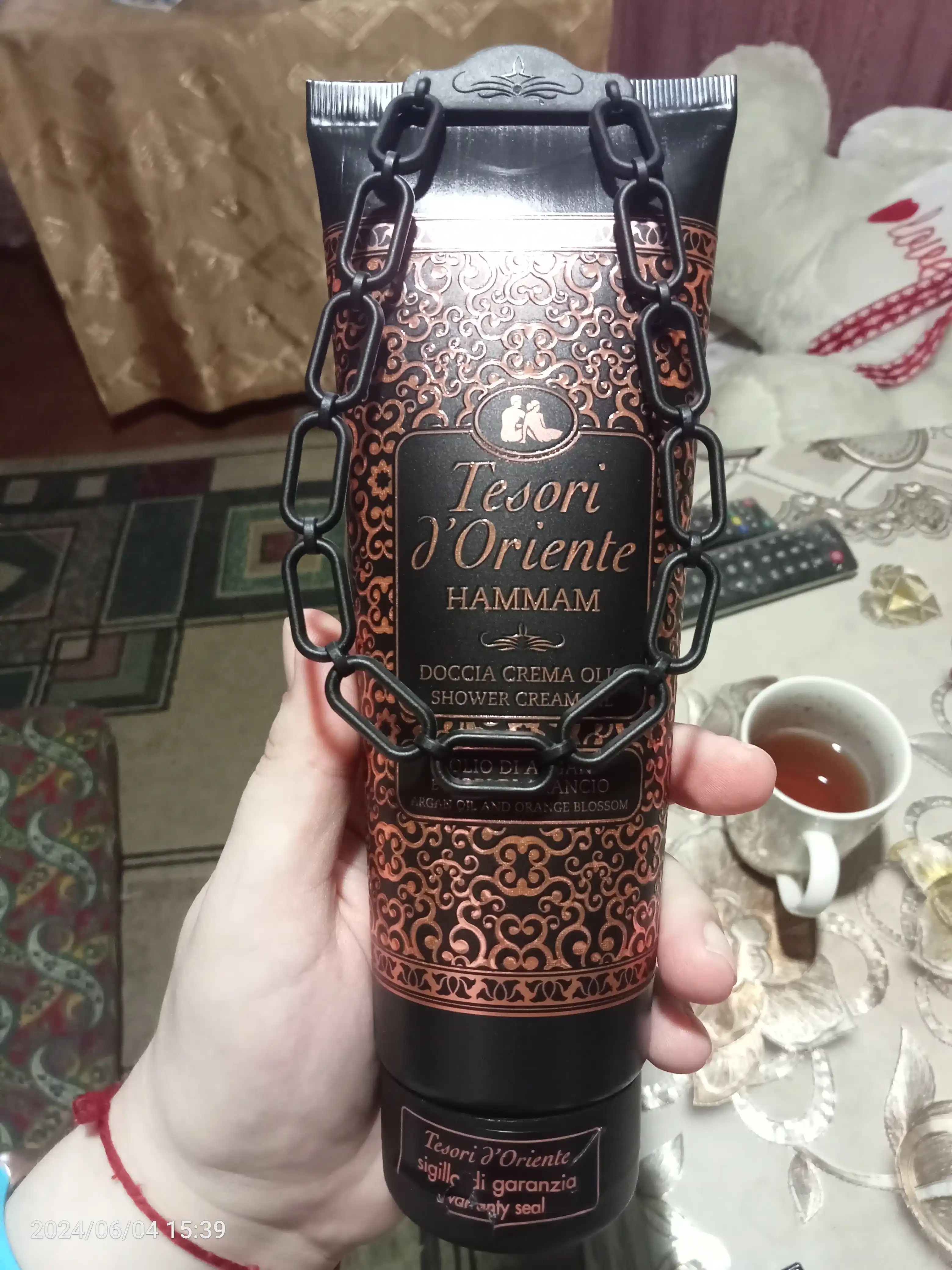 Гель-крем для душа Tesori d'Oriente Hammam, c маслом арганы, 250 мл