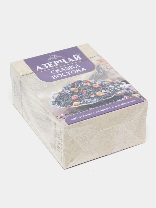 Черный чай с яблоком и шиповником АЗЕРЧАЙ Сказка востока, 90 гр