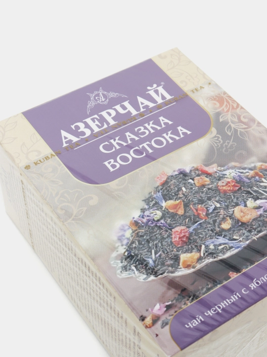 Черный чай с яблоком и шиповником АЗЕРЧАЙ Сказка востока, 90 гр