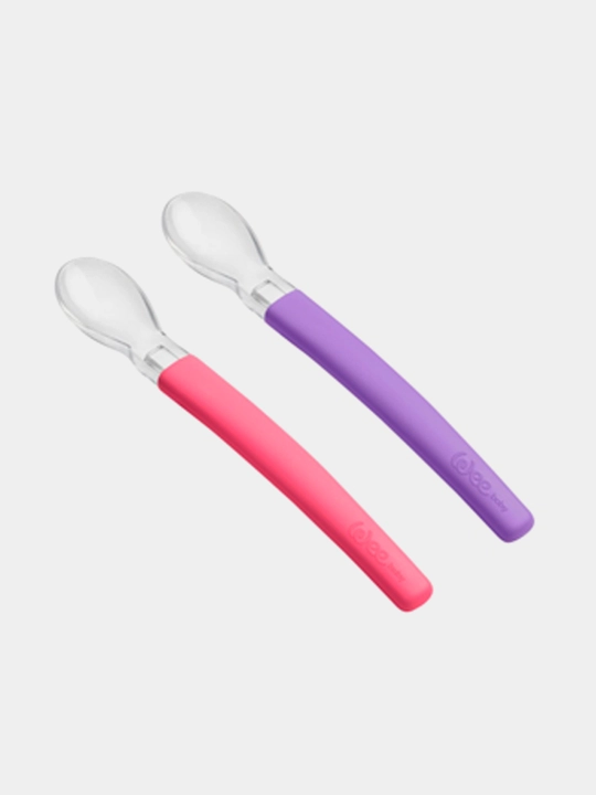 Детские ложки для кормления WeeBaby Wb122, набор из двух ложек, 1 шт
