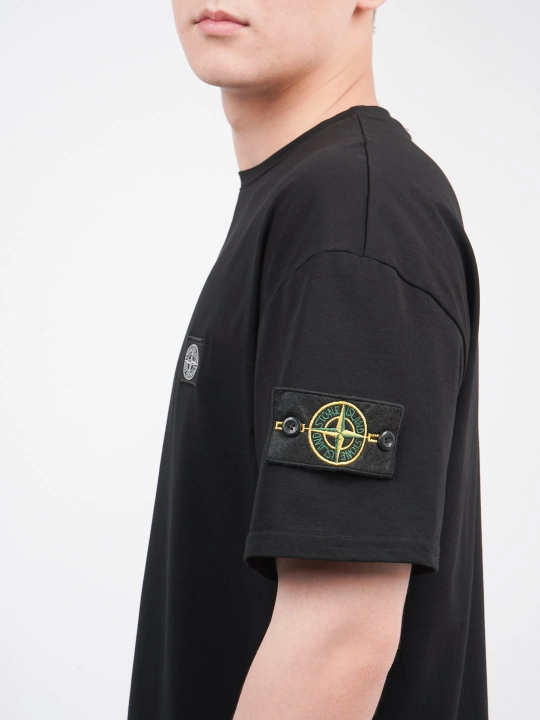 Oversize футболка унисекс, мужская/женская — с принтом, для спорта и прогулок