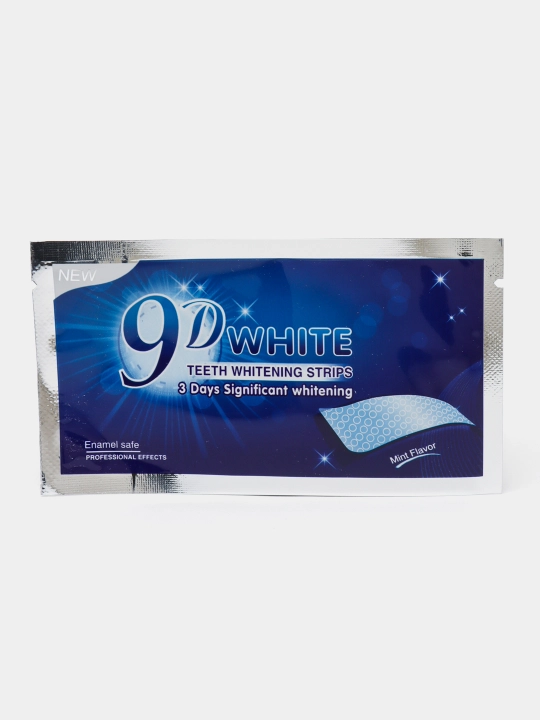 Отбеливающие полоски для зубов, 9D WHITE, полоски для отбеливания