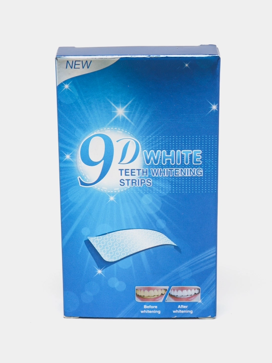 Отбеливающие полоски для зубов, 9D WHITE, полоски для отбеливания