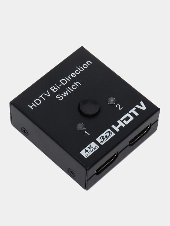 Adapter HDMI switch video ikkita monitorlarga ketma-ketlikda o'tkazuvchi