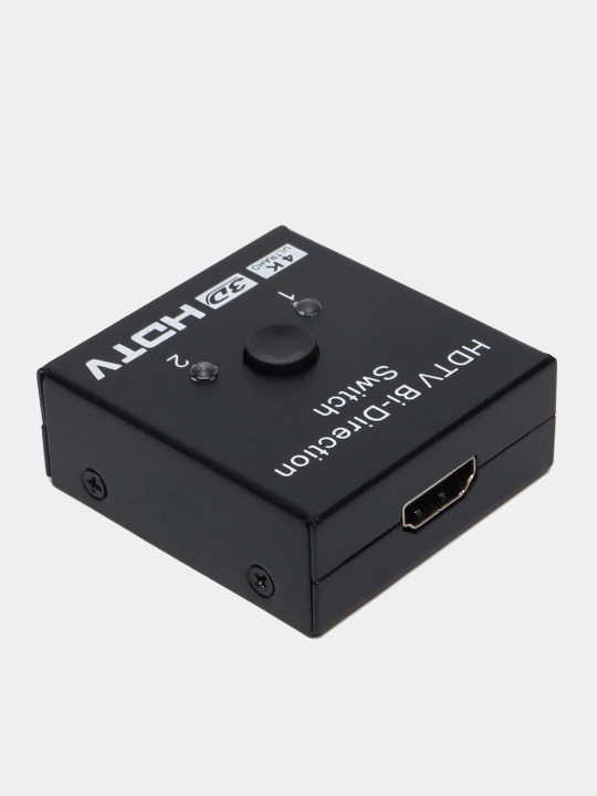 Adapter HDMI switch video ikkita monitorlarga ketma-ketlikda o'tkazuvchi