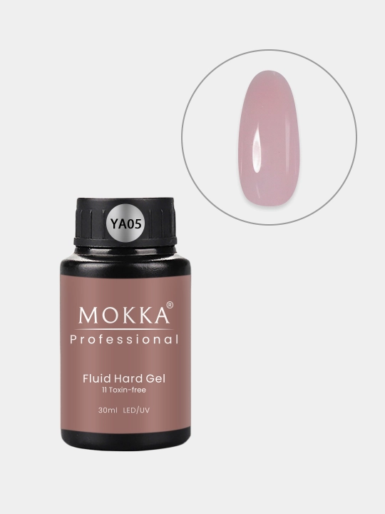 Жидкий полигель для ногтей, гель лак для наращивания и ремонта MOKKA