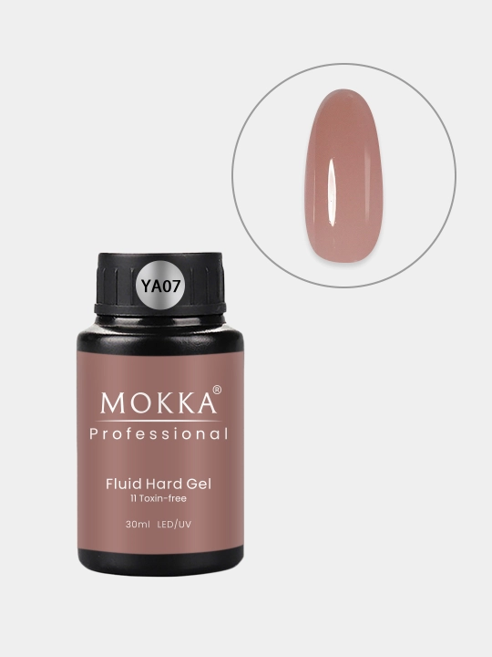 Жидкий полигель для ногтей, гель лак для наращивания и ремонта MOKKA