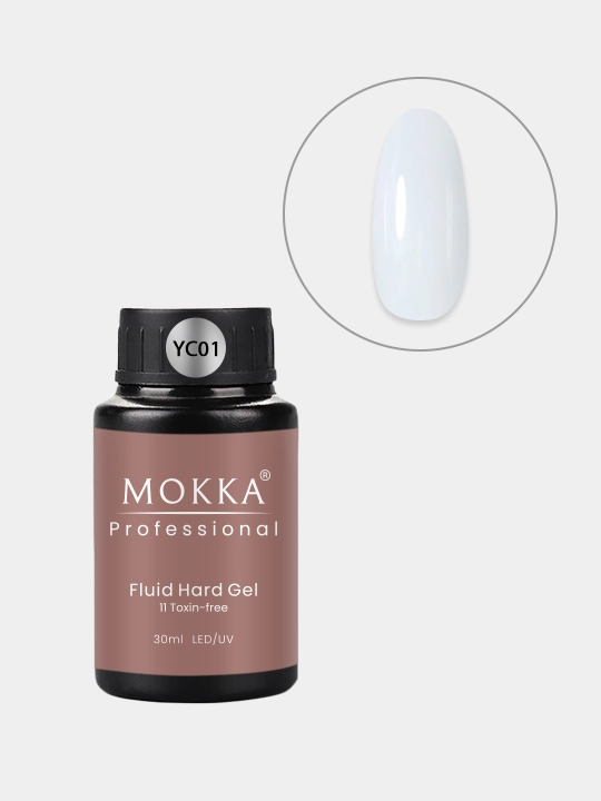 Жидкий полигель для ногтей, гель лак для наращивания и ремонта MOKKA