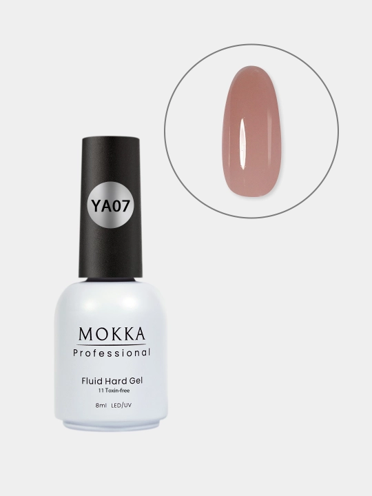 Жидкий полигель для ногтей, гель лак для наращивания и ремонта MOKKA