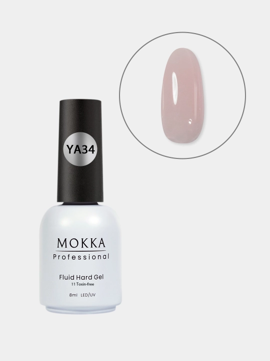 Жидкий полигель для ногтей, гель лак для наращивания и ремонта MOKKA