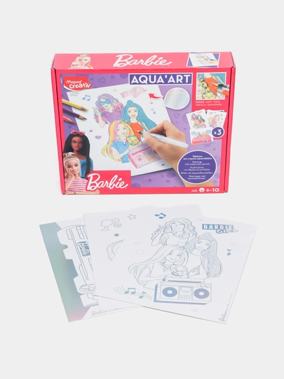 Творческий набор AQUA ART - WATERCOLOR PAINTINGS BARBIE MAPED 907073 q0000050792