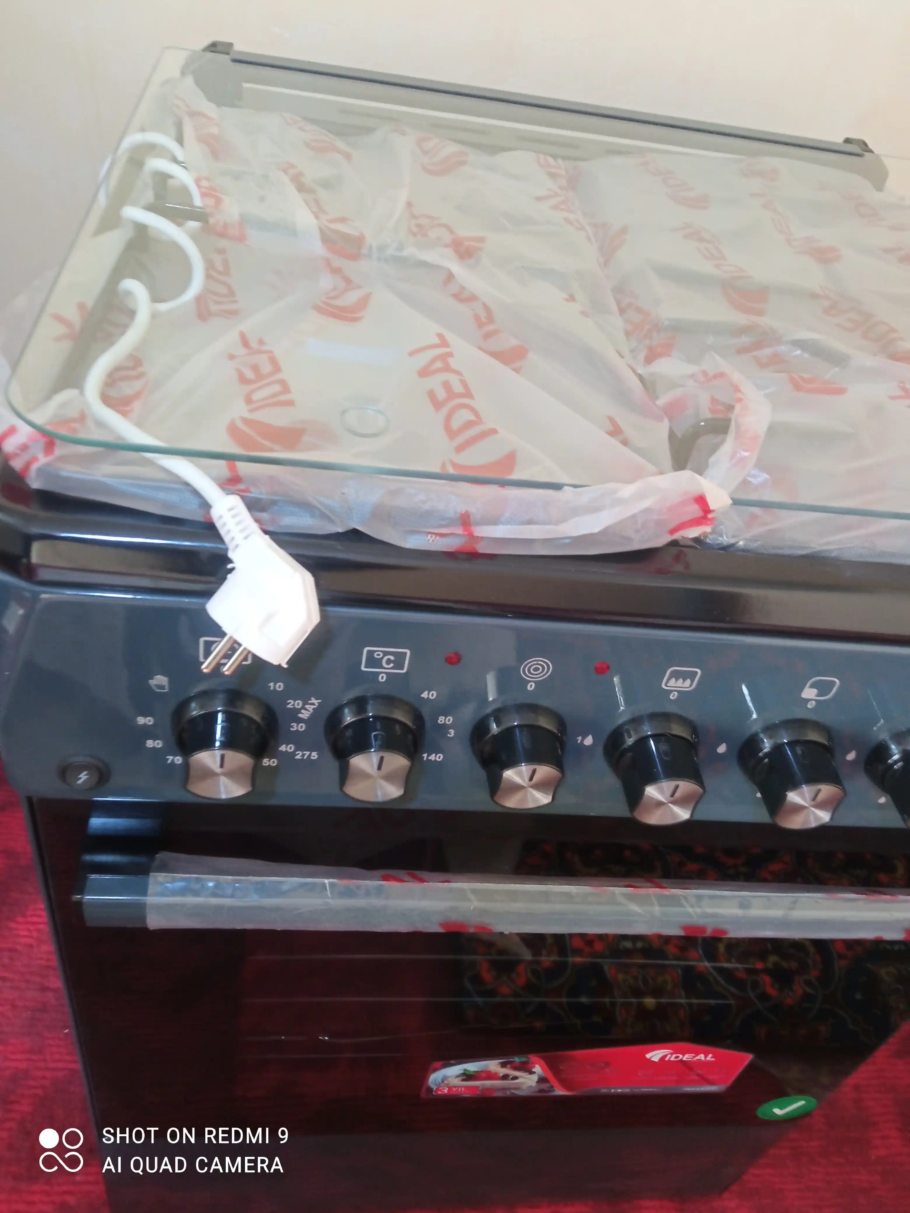 Ideal L350 3+1 konforkali gaz plitasi, pech hajmi 65 l, 60 * 60