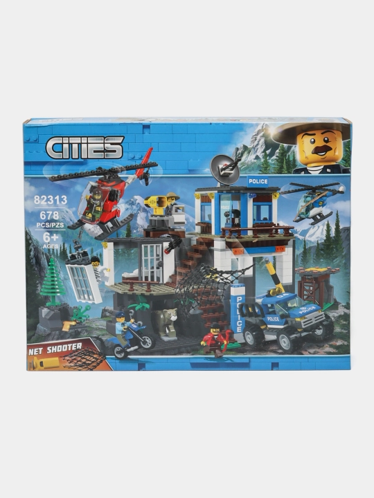 Cities va Overwatch konstruktori, Lego bilan mos keladigan, bolalar uchun o'quv o'yinchoq