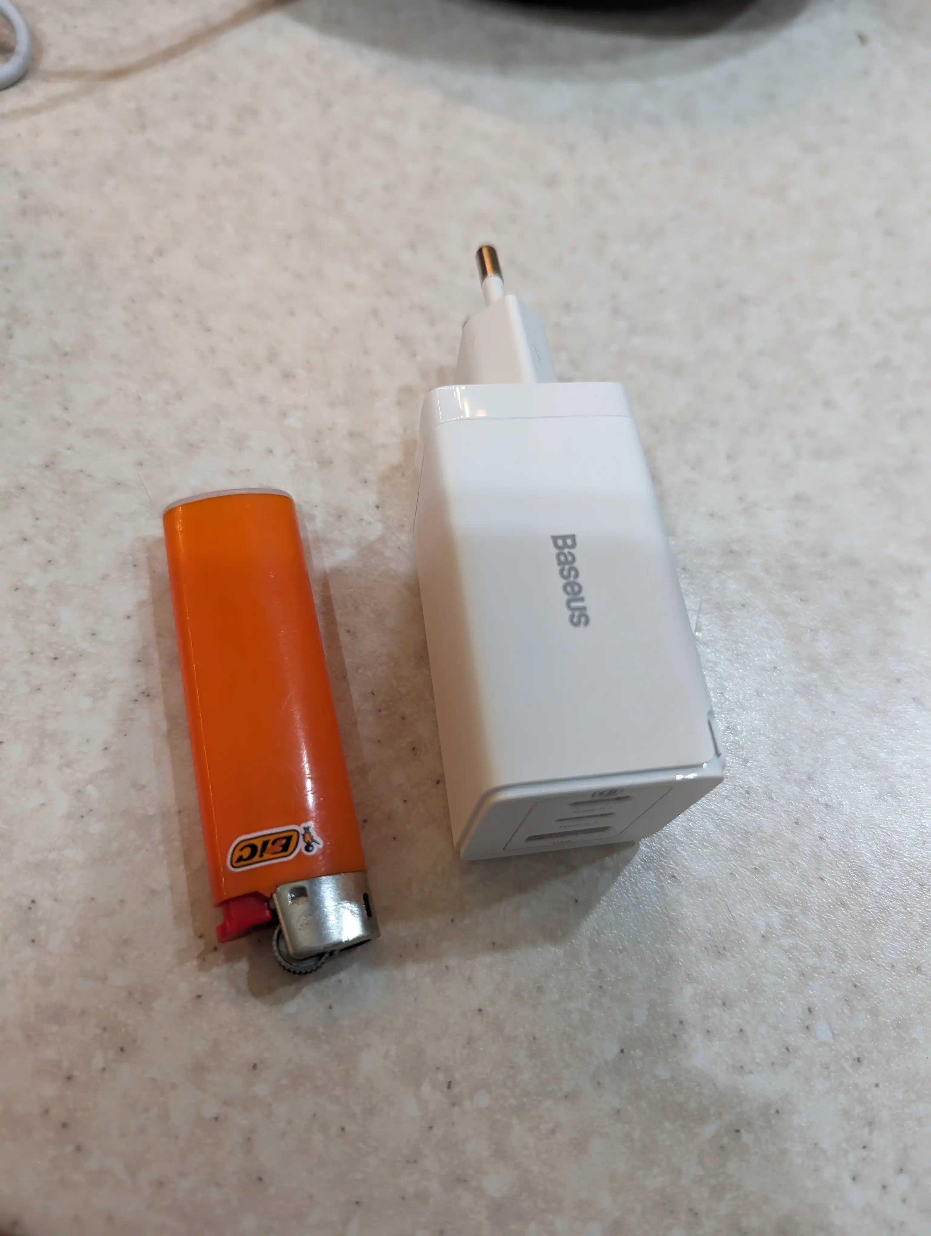 Сетевое зарядное устройство Baseus GaN5 Pro Fast Charger 2C+U 65 Вт EU 1 м с кабелем