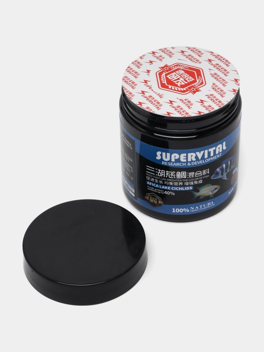 SUPERVITAL cichlid baliqlari uchun tabiiy oziq-ovqat, 100 gr