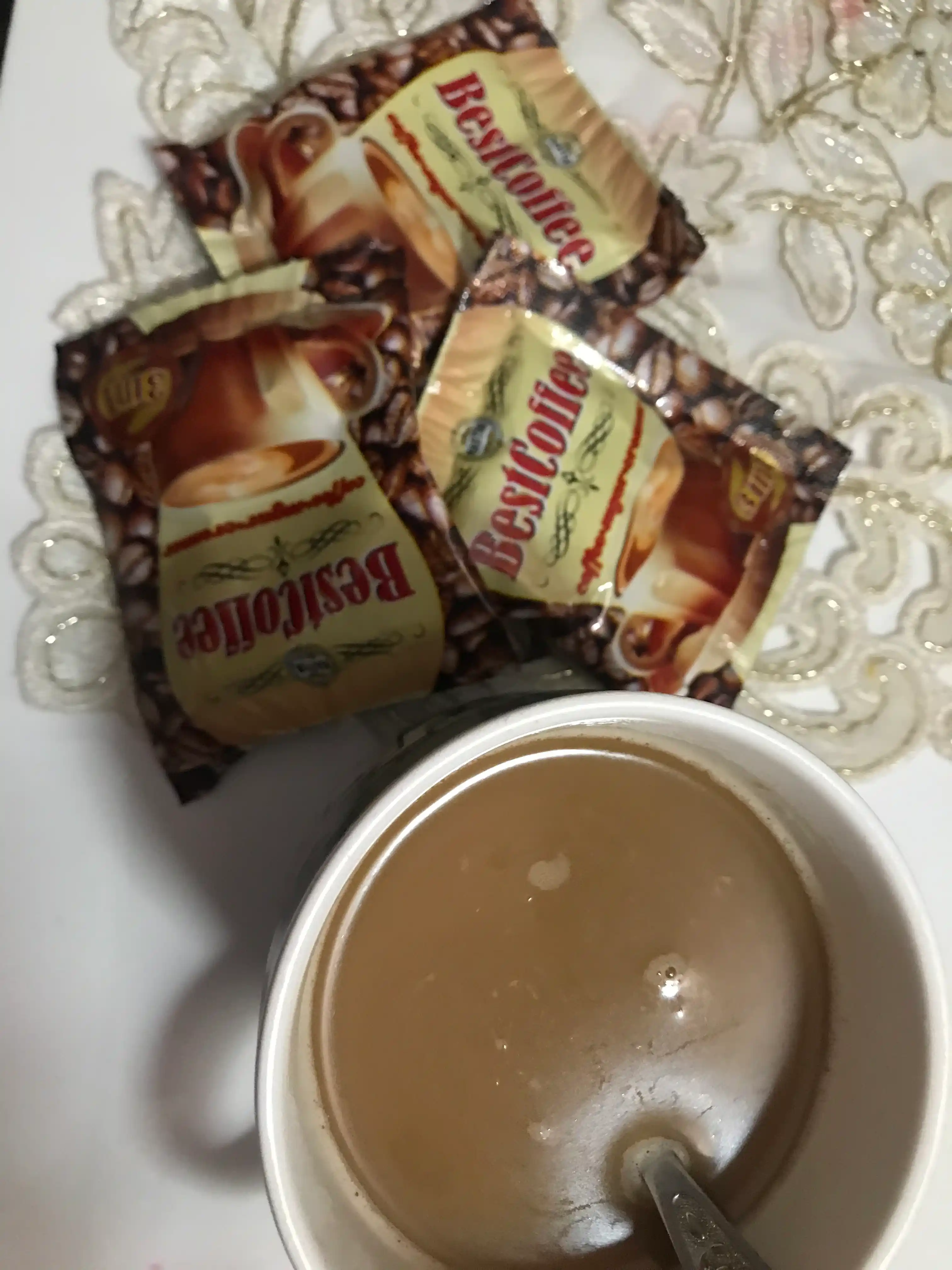 Быстро растворимый кофе BestCoffee 3 в 1, 20 шт * 17 г