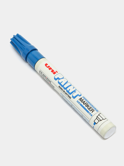 Маркер UNIBALL PAINT MARKER 2.2-2.8 Marking Pen White PX-20, голубой, q0000020420 - 