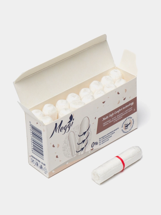 Gigienik tamponlar Meggi Normal, 3 tomchi, 16 dona