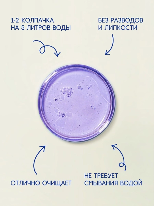 Чистящее средство для мытья пола Chirton Лаванда, 1000 мл