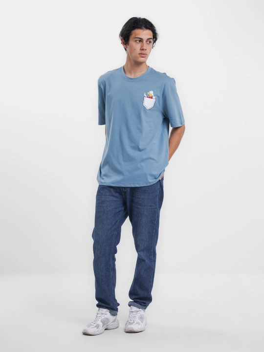 Futbolka oversize Disney qahramonlari bilan, uniseks